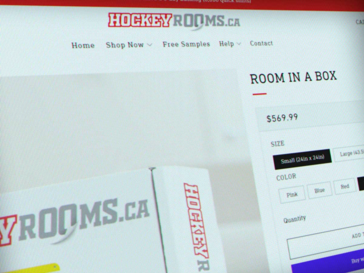 hockey rooms canada ecommerce online marketing edmonton